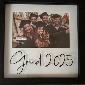 Malden Black Grad 2025 Photo Frame